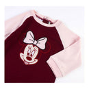 Langarm Strampelanzug Minnie Mouse Granatrot