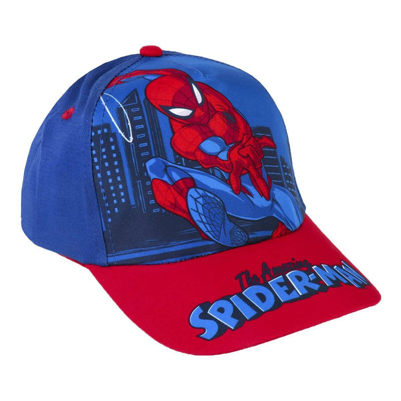 Kinderkappe Spiderman Blau (53 cm)