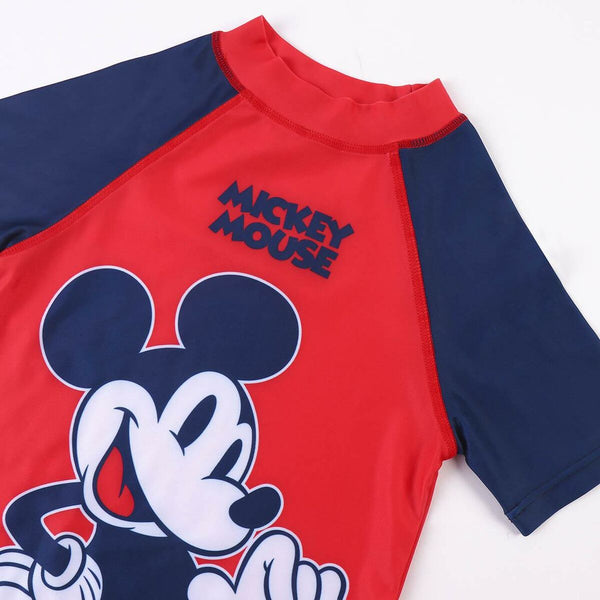 Bade-T-Shirt Mickey Mouse Rot