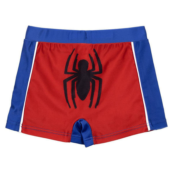 Jungen-Badeshorts Spiderman Rot