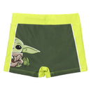 Jungen-Badeshorts The Mandalorian grün