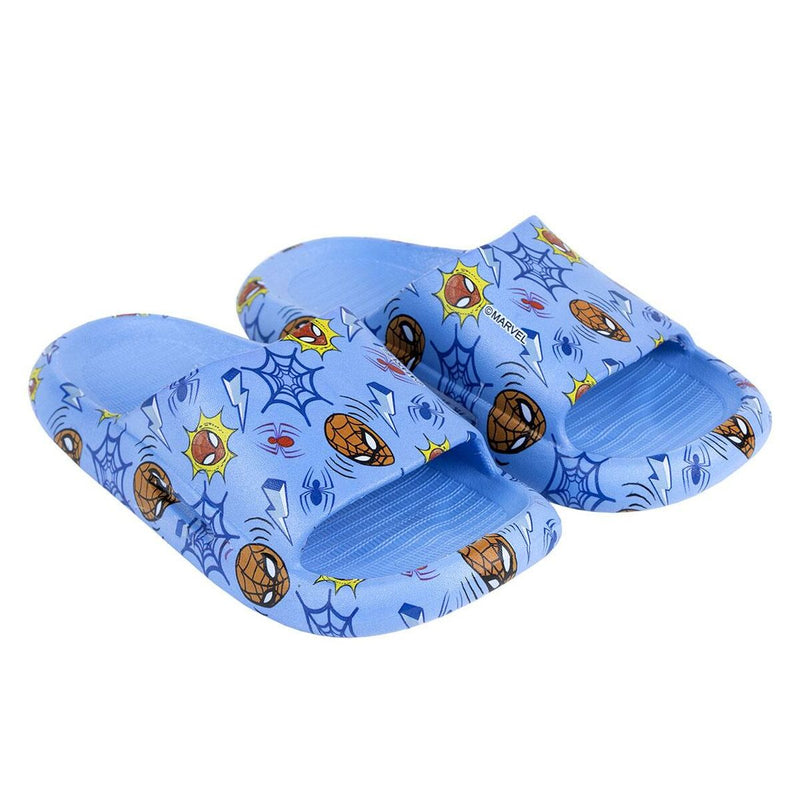 Flip Flops für Kinder Spiderman Blau