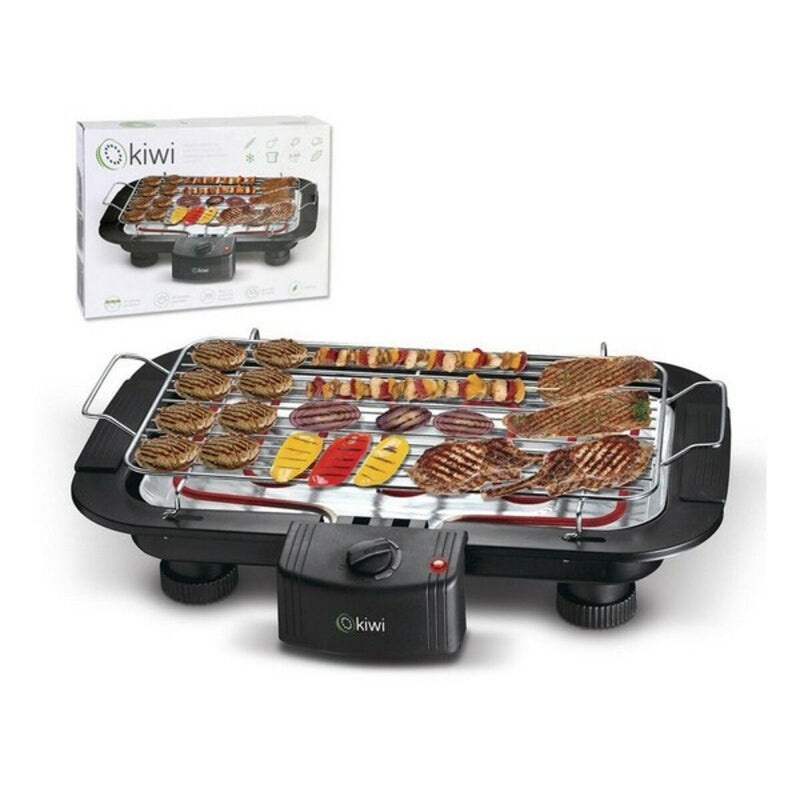 Grillplatte Kiwi KG-5801 2000W (38 x 22 cm) Schwarz