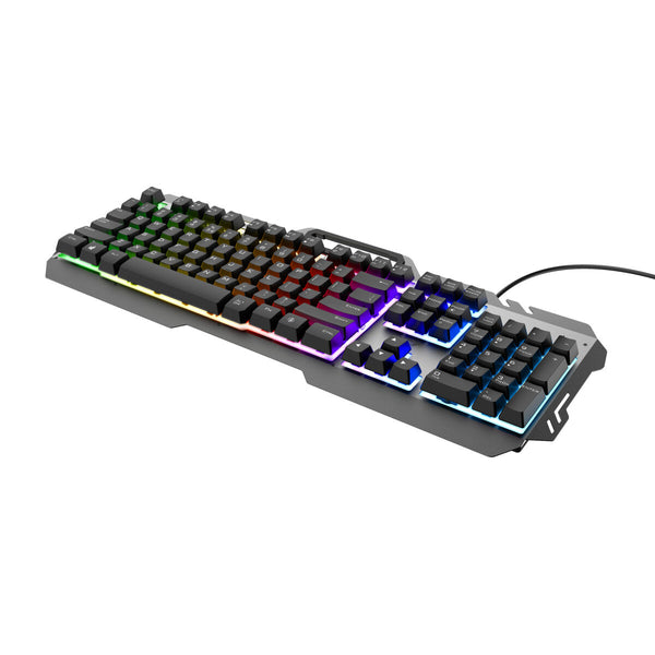 Gaming Tastatur Trust GXT 853 ESCA Qwerty Spanisch LED RGB