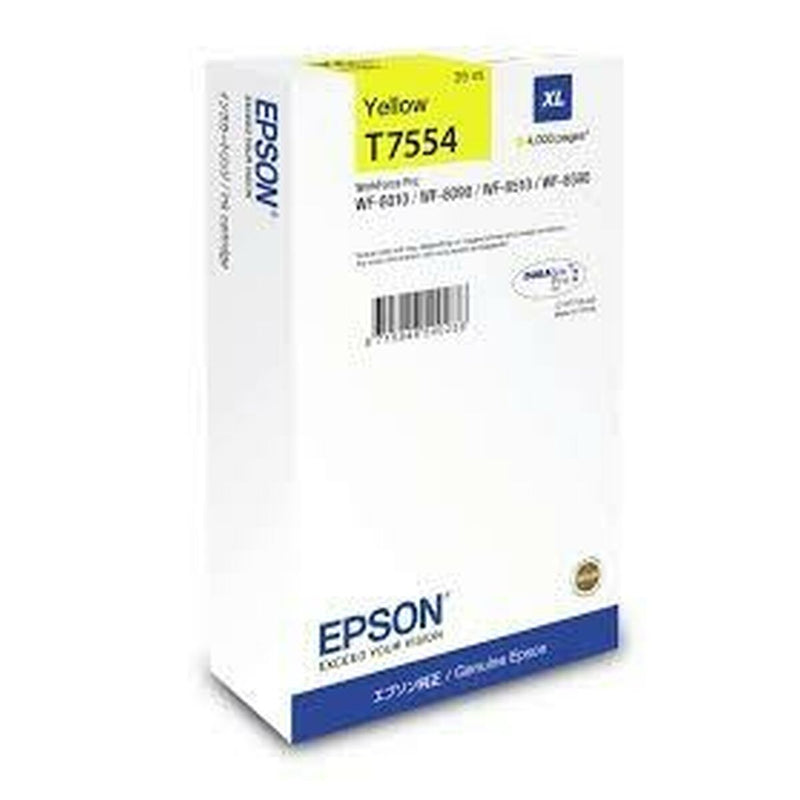 Original Tintenpatrone Epson T7554 Gelb