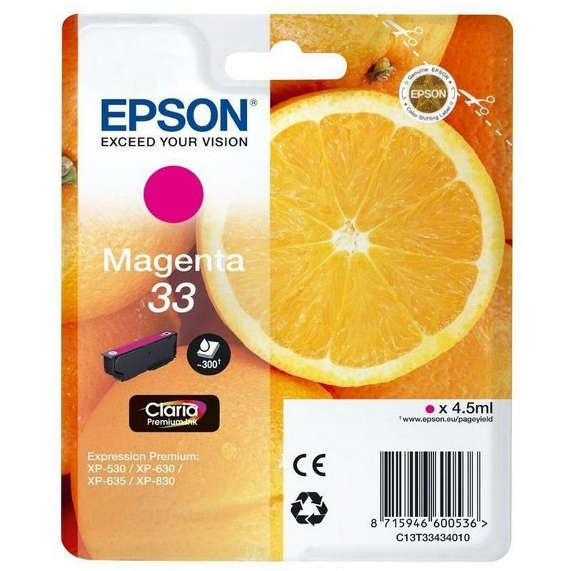 Original Tintenpatrone Epson C13T33434010 Magenta