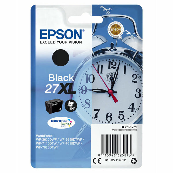 Original Tintenpatrone Epson 27XL Schwarz