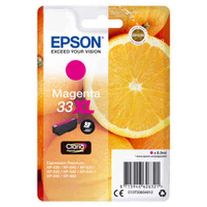 Original Tintenpatrone Epson Singlepack Magenta 33XL Claria Premium Ink Magenta