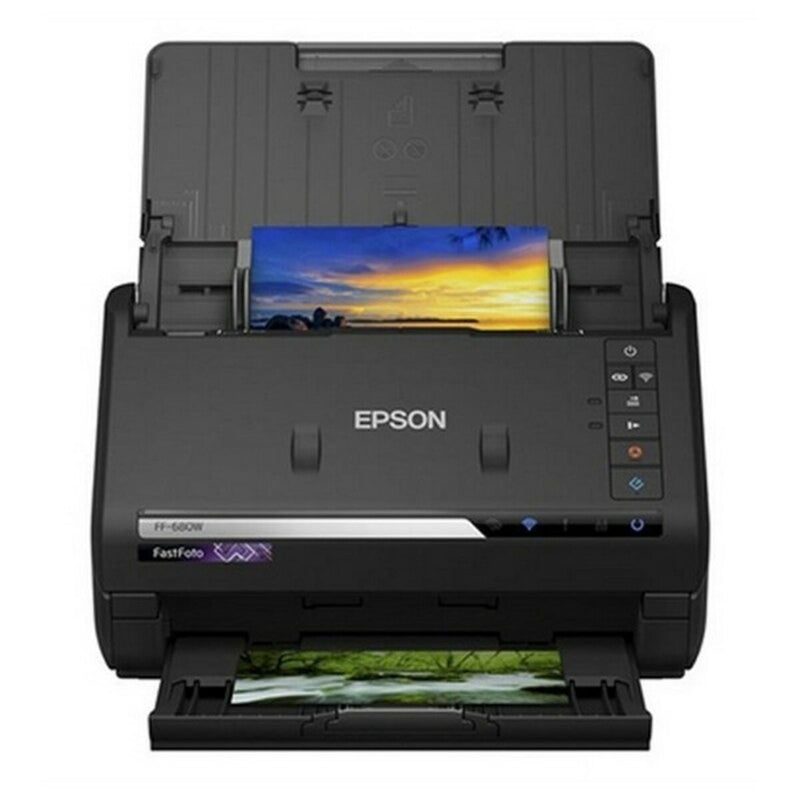 Dual Face Scanner Epson FF680W 300 dpi 45 ppm WIFI Schwarz