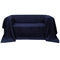 Micro-Suede Sofaüberwurf Tagesdecke Marineblau 210 x 280 cm