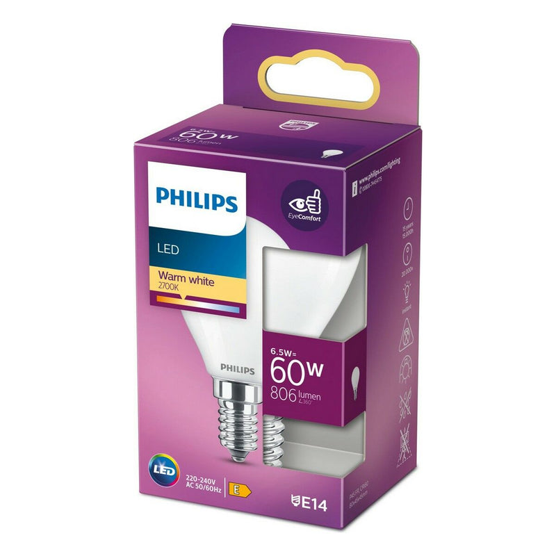 LED-Lampe Philips Wiz E14 6,5 W 806 lm (2700 K) (Ø 4,5 x 8 cm)