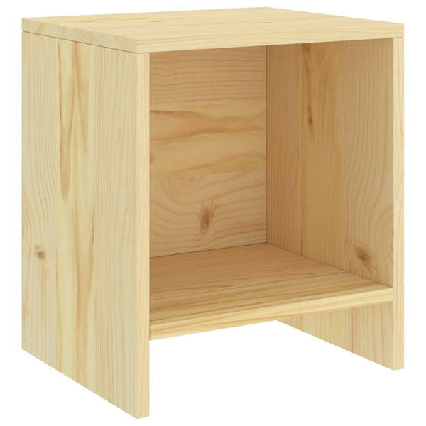 Nachttisch Helles Holz 35x30x40 cm Kiefer Massivholz