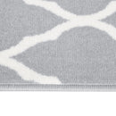 Teppichläufer BCF Grau und Weiß 80x450 cm
