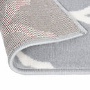 Teppichläufer BCF Grau und Weiß 80x450 cm
