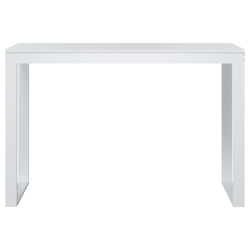 Computertisch Weiß 110x60x73 cm Holzwerkstoff