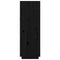 Highboard Schwarz 60x40x116,5 cm Massivholz Kiefer