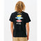 Herren Kurzarm-T-Shirt Rip Curl Search Essential Schwarz