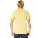 Herren Kurzarm-T-Shirt Rip Curl Yeh Mumma Gelb