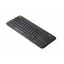 Touchpad mit Tastatur Logitech 920-007129 Wireless Französisch AZERTY (Restauriert B)