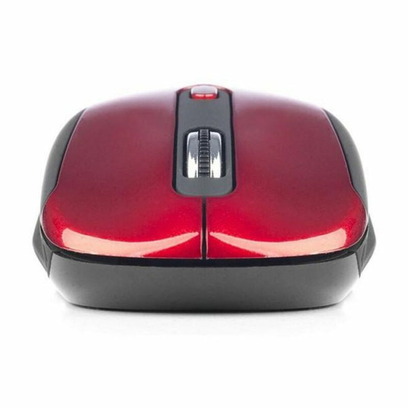 Drahtlose optische Maus NGS HAZERED 800/1600 dpi Rot Schwarz