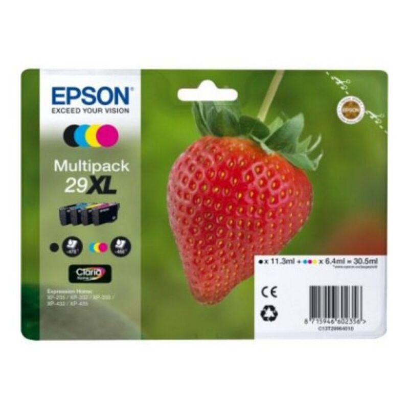 Kompatibel Tintenpatrone Epson T2996 Schwarz Gelb Türkis Magenta