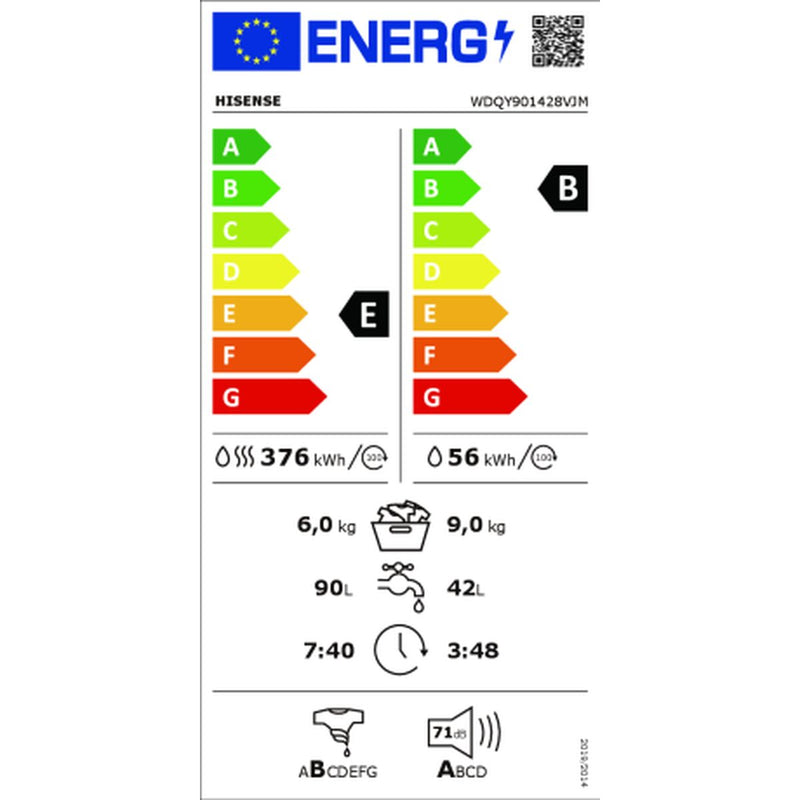 Waschmaschine / Trockner Hisense WDQY901428VJM