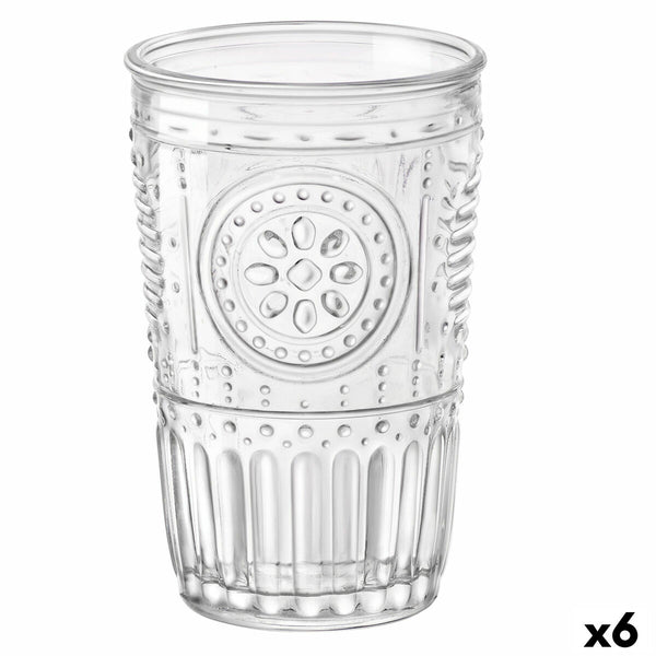 Becher Bormioli Rocco Romantic Durchsichtig Glas (340 ml) (6 Stück)