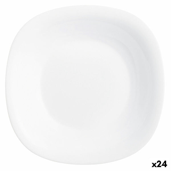 Suppenteller Luminarc Carine Weiß Glas (Ø 23,5 cm) (24 Stück)