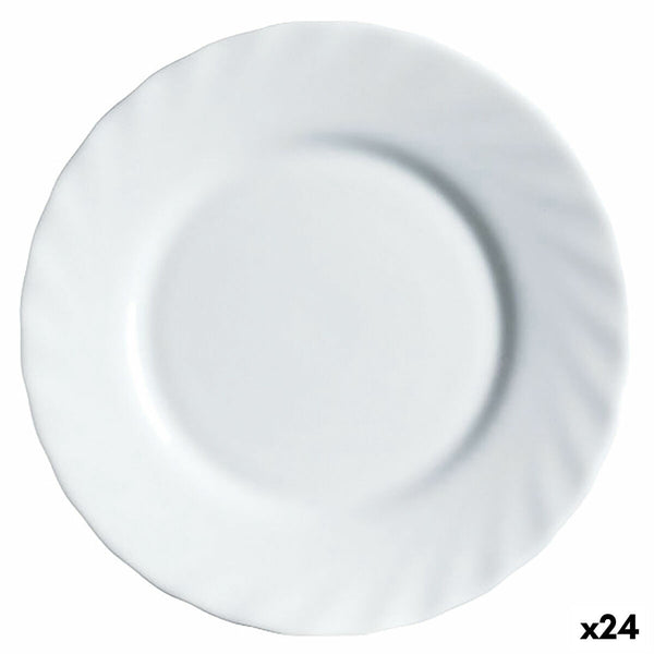 Dessertteller Luminarc Trianon Weiß Glas (Ø 19,5 cm) (24 Stück)