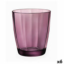 Becher Bormioli Rocco Pulsar Lila Glas (6 Stück) (305 ml)