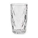 Becher Diamant Durchsichtig Glas (340 ml) (6 Stück)