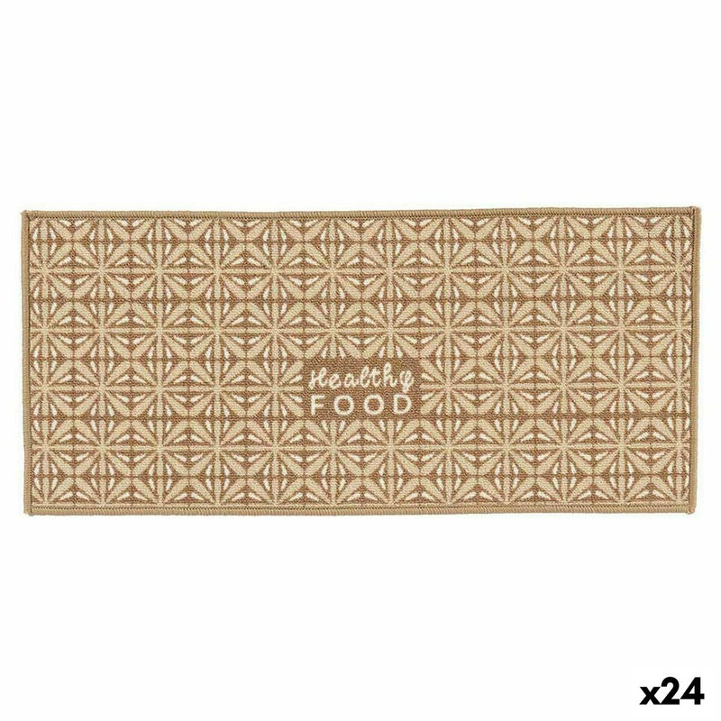 Teppich Healthy Food 90 x 40 cm Beige (24 Stück)