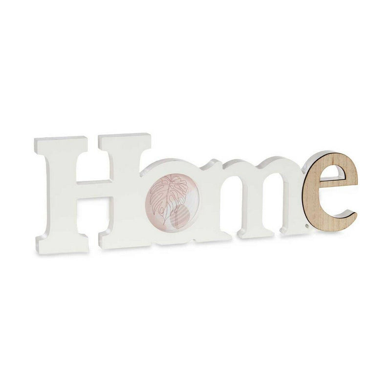 Fotorahmen Home Weiß Braun Holz MDF (40 x 13,5 x 1,7 cm) (6 Stück)