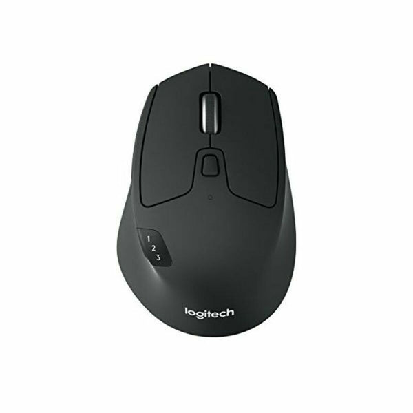 Schnurlose Mouse Logitech M720 1000 dpi Schwarz