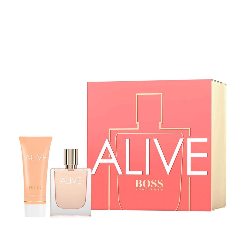 Set mit Damenparfüm Hugo Boss 2 Stücke Boss Alive