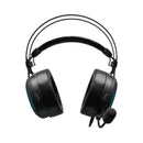 Gaming Headset mit Mikrofon Newskill LED RGB 15 mW Schwarz (Restauriert A)