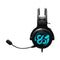 Gaming Headset mit Mikrofon Newskill LED RGB 15 mW Schwarz (Restauriert A)